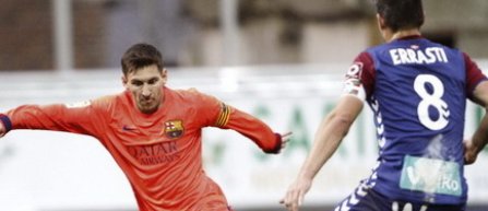 ”Dubla” lui Messi o duce pe Barcelona la 4 puncte de Real